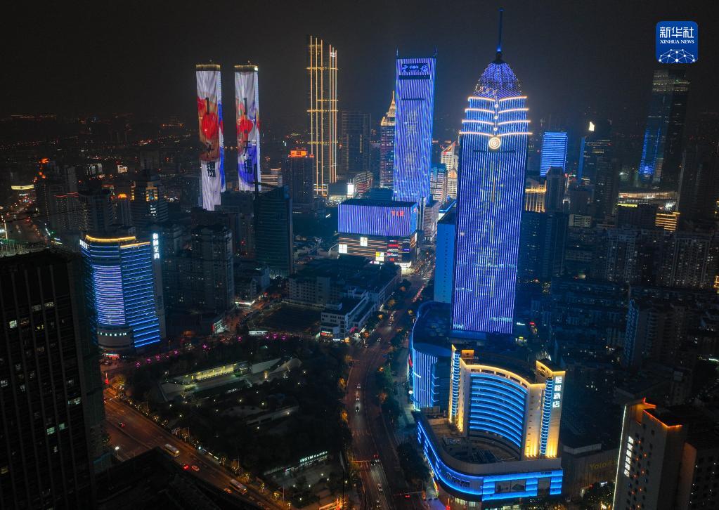 江蘇無錫： “點亮”世界兒童日_新華網