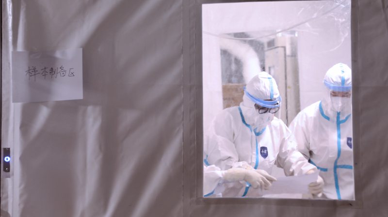 “猎鹰号”气膜实验室落地南京 每日可完成180万人核酸筛查