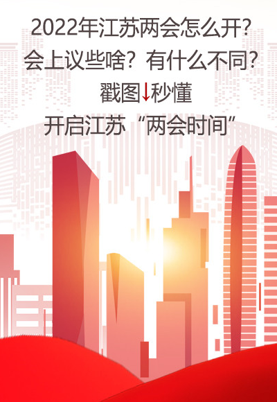 一图秒懂2022年江苏两会